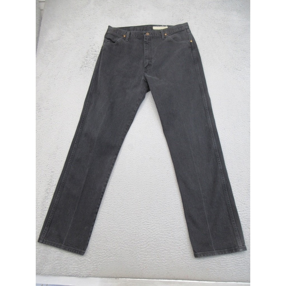 Wrangler Cowboy Cut Original Fit Jean Men 36x34 Black Western Rodeo Classic Work